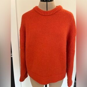 Finisterre Orange Women's Knit Sweater